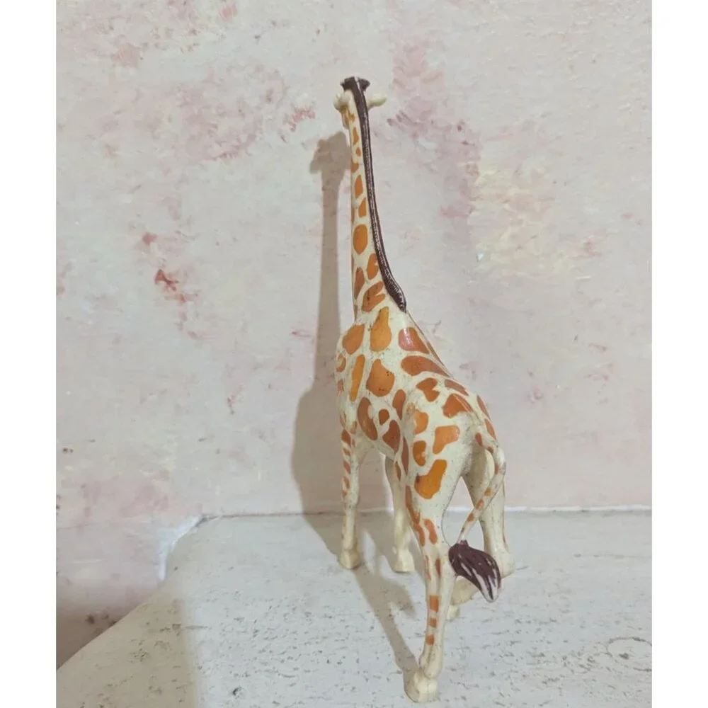 Playskool 1990S Giraffe Figurine Orange Spotted Plastic Toy 7